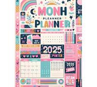 2025-2030 Monthly Planner: Organize Your Future, One Month at a Time