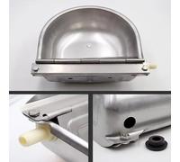 2025 Abbeveratoio automatico in acciaio inossidabile Strumento per bestiame per animali Ciotola per acqua per animali con palla galleggiante per bovini Cavalli Capre Pecore Cane