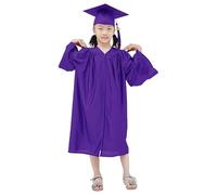 2025 Abito da Laureato Bambini Set Toga Cappello e Costume Asilo Costumi da Laureato per Bambini Prescolastico Asilo Studenti Elementare Medi Linea Vestito Accademico Costume Travestimento 5-10 Anni