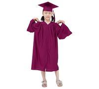 2025 Abito da Laureato Bambini Set Toga Cappello e Costume Asilo Costumi da Laureato per Bambini Prescolastico Asilo Studenti Elementare Medi Linea Vestito Accademico Costume Travestimento 5-10 Anni