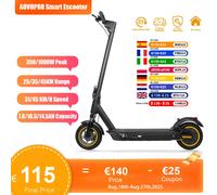 2025 Aggiorna AOVOPRO Smart APP Scooter elettrico 350W/500W Motore potente 36V/42V 25-45KM Gamma Adulti EScooter con doppio freno 31KM/H 25KM Range