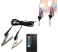2025 Aggiornamento nuovo Clip Capezzolo Scossa Elettrica, Gioielli Capezzolo Non Piercing, Non Piercing Metallo Stimolatore Capezzolo Clip Giocattoli del Sesso per la Donna Maglione N2e6