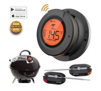 2025 Aggiornamento Outdoor Digital Wireless Bluetooth Dome Cottura degli alimenti Termometro per carne per barbecue Griglia a carbone e forno affumicatore Only 1Pcs Probe