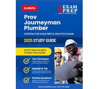 2025 Alabama Prov Journeyman Plumber Study Guide: Contractor Exam Preparation & Practice Exams