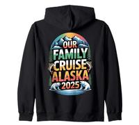 2025 Alaska Family Cruise Matching Family Vacation Il nostro viaggio Felpa con Cappuccio