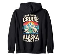 2025 Alaska Family Cruise Matching Family Vacation Il nostro viaggio Felpa con Cappuccio