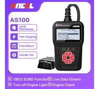 2025 ANCEL AS100 OBD2 Lettore di codici motore OBD 2 Scanner Motore Analizzare la lettura del codice Cancellare il codice Strumento diagnostico automatico