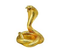 2025 Anno Serpente Statua, Feng Shui Snake Figurine Oro Serpente a spirale Resina Serpente Decorativo Rettile Scultura Ornamen