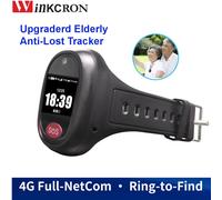 2025 Anziani 4G GPS Tracking V45 Ciondolo Smart Impermeabile IP67 Dispositivo di localizzazione SOS Touch HD Camera Chiamata Localizzatore di gestione della salute