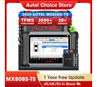 2025 Autel MaxiCheck MX808S-TS Scanner OBD2 Strumento di programmazione bidirezionale e TPMS Diagnostica per tutti i sistemi, 28 servizi PK MK808TS Same as MK808S TS
