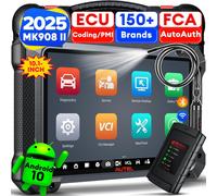 2025 Autel MaxiCOM MK908 II MS908 PROS II trumento Diagnostica OBD2 Codifica ECU