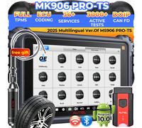 2025 Autel MaxiSYS MK906 Pro-TS Strumento Diagnostica Codifica ECU TPMS Funzione