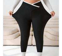 2025 Autunno/Inverno Leggings skinny neri versatili, adatti per uscite, appuntamenti, casual, pendolarismo, raduni, casa, moda urbana, multi-scenario, possono essere indossati dentro o fuori, vita con