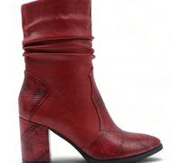 2025 Autunno/Inverno, Stivaletti alla caviglia retrò alla moda con punta affusolata, tacco largo, effetto pelle di serpente, adatti per uso esterno, caldi, classici, invernali Questi stivali a metà po