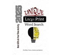 2025 Big Book of Unique Word Search: 400+ Large Print Puzzles with Interesting Words of the Year | 6*9 Dimensions | Perfect for Gifting, Entertainment & Free Times