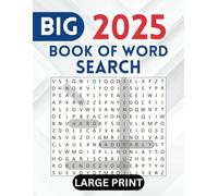 2025 Big Book of Word Search 2000 New Words: Relaxing Puzzle for Adults and Seniors | Large Print and Anti Eye Strain
