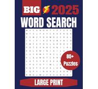2025 Big Word Search Puzzle Book: Word Search Puzzle Book for Adults and Seniors | 80+ themes! | Large Print, 8,5 x 11 inches, 105 pages | Gift for Free Times, Vacations and Holidays