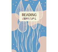 2025 Blue Reading Journal | 6 x 9 Journal | Book Keeping & Challenges | 125 Book Reviews