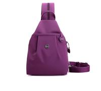 2025 Borsa a tracolla da donna, mini borsa a tracolla, borsa da viaggio Street Lite Chic versatile, Viola