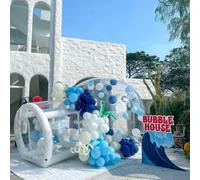 Casa gonfiabile della bolla del pallone dei bambini con la casa trasparente della cupola della tenda 2.5m Dia with blower