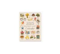 2025 Bucket List Calendar,12Months Large Double Spiral Wire-Binding Wall Calendar