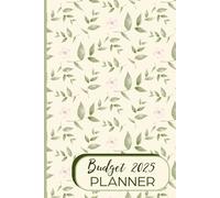 2025 Budget Planner - Monthly Budget Book with Expense Tracker Notebook to Take Control of Your Money: Account Book to Manage Your Finances - Green Botanical Design with Blush Floral