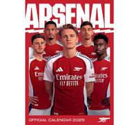 2025 Calendar Arsenal FC Month to View A3 Football Calendar Official Product