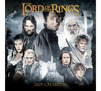 2025 Calendar Lord Of The Rings Month to View Square Calendar Official Product