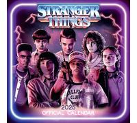 2025 Calendar Stranger Things Month to View Netflix Square Calendar Official Product