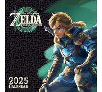 The Legend Of Zelda Quadrato Calendario 2025,Compleanno,Natale Regalo,Licenza