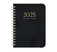2025 Calendario 140 Pagine Notebook Diario Piano Programmazione Strapped