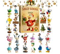 2025 Calendario Avvento - Avvento 24 Giorni,Pendenti Albero Di Natale Calendario Da Collezione,Per Soggiorno Camera Da Letto Cucina Mensola Scrivania Armadietti Finestra Porta Parete
