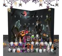 2025 Calendario 'Avvento Di Halloween Con Gnomi | Calendario Morbido Con Gnomi Per Il Conto Alla Rovescia - Figure Festive Pendenti Decorativi Per Le Feste Per Tutti
