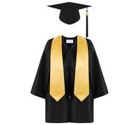 2025 Capore di laurea per bambini e vestito, set di abiti da laurea asilo | Set di tappi per la laurea asilo con 2025 ,Abbigliamento formale lavabile in m