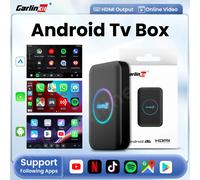 2025 CarlinKit Android Tv Box Lite CarPlay Android auto Wireless Adatper per lettore multimediale per auto Netfilx Youtube IPTV Spotify HDMI