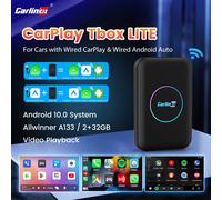 2025 Carlinkit LITE Wireless Android Auto & Car Play Ai Box Orologio USB Video online 32 GB per Netflix Iptv 3 IN 1 Carplay Tv Box