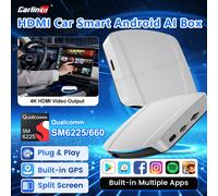 2025 CarlinKit uscita Video HDMI Android 13 CarPlay AI Box SM6225 8-Core Android Auto Wireless CarPlay schermo diviso Smart TV Box