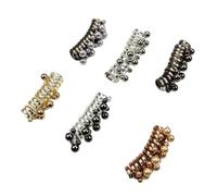 2025 - Cavi elastici per capelli a forma di cuore, 6 pezzi, elastici per capelli a spirale, morbidi per donne e ragazze, clip per capelli delicati per capelli spessi, non tirano (A)