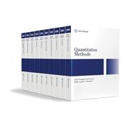 2025 CFA Program Curriculum Level I: Quantitative Methods / Economics / Corporate Issuers / Financial Statement Analysis / Equity Investments / Fixed ... / Ethical and Professional Standards (1-10)