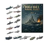 2025 Christmas Calendar - 2d Flat Acrylic Naval Fleet Ornament | 2025 Countdown Calendar for Tree Home Display, Festive Holiday Decor, Perfect for Men Women Kids Family Celebration, 28x16x3cm Acrylic