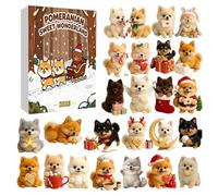 2025 Christmas Calendar, Dog Design Christmas Calendar For Kid, 2D Flat Acrylic Ornament For Men Women Girls Youth Teens Wife Husband Son Daughter Family Friends