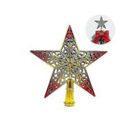 2025 Christmas Tree Topper Star Glittering Xmas Tree Ornament