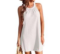 2025 Copricostume Donna Vestito Mare Casual Abito da Spiaggia Bikini Cover Up Estivi Senza Maniche Corte Spiaggia Vestiti da Vacanza Beachwear Beach Dress Elegante Copricostumi da Bagno