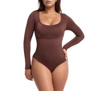 2025 corpo scolpire biancheria intima per tutte le occasioni vita comoda snellente esaltatore istantaneo figura per l'uso quotidiano ed eventi speciali pizzo indietro body donna, Caff, XL