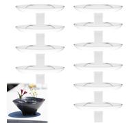 2025 Creative Floating Floral Arrangement Holder, 2025 Innovative Floating Flower Display Stand, Floating Pvc Mini Vase for Bowls, Wind Driven Flower Holder for Living Room Decoration (10PCS,M)
