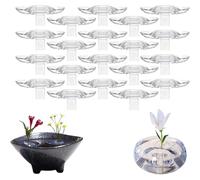 2025 Creative Floating Floral Arrangement Holder,Creative Floating Floral Arrangement Holder,Round Flower Arranger Flowers Fixed Tools,for Fish Tanks (Small-20)