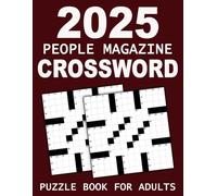2025 Crossword Puzzle Book For Adults With Solution: Test Your sharpness with Fun and Entertaining Puzzle on Movies, TV, and Famous Stars!