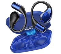 2025 Cuffie Open Ear, Auricolari Sportivi Bluetooth 6.0 con Gancio Morbido e Controllo Tattile, 40 Ore Cuffie Bluetooth con Stereo HiFi, Chiamate Chiare, Cuffie Wireless Impermeabile IP7, Blu