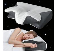 2025 Cuscino ergonomico in corno per il collo per il relax laterale delle spalle, supporto morbido ma solido, dormers per la schiena e lo stomaco - Design sagomato