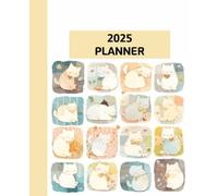 2025 daily and Monthly calendar Planner 7x9, 12 Months, Jan to Dec 2025, with Hourly Time Slots, soft cover, Small Planner Notebook, time Management and Hit Your Goals, Lasts 6month: cute cats